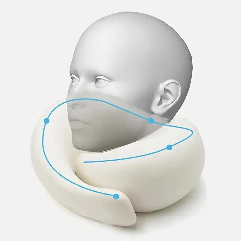 หมอนรองคอสำหรับเดินทาง เมมโมรี - Anti Snore Contour Pillow บทวิจารณ์และราคา