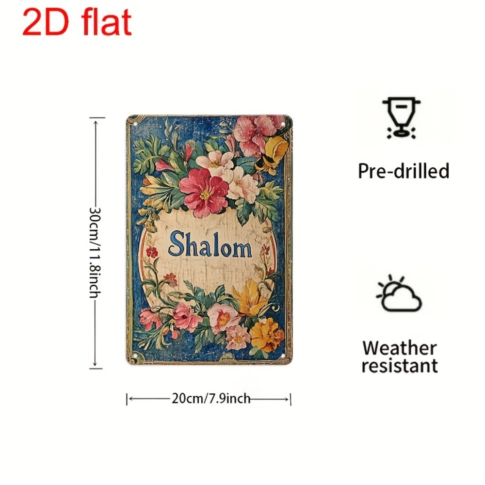 CIFBUY ป้ายโลหะอลูมิเนียมลายดอ - Home Decor บทวิจารณ์และราคา